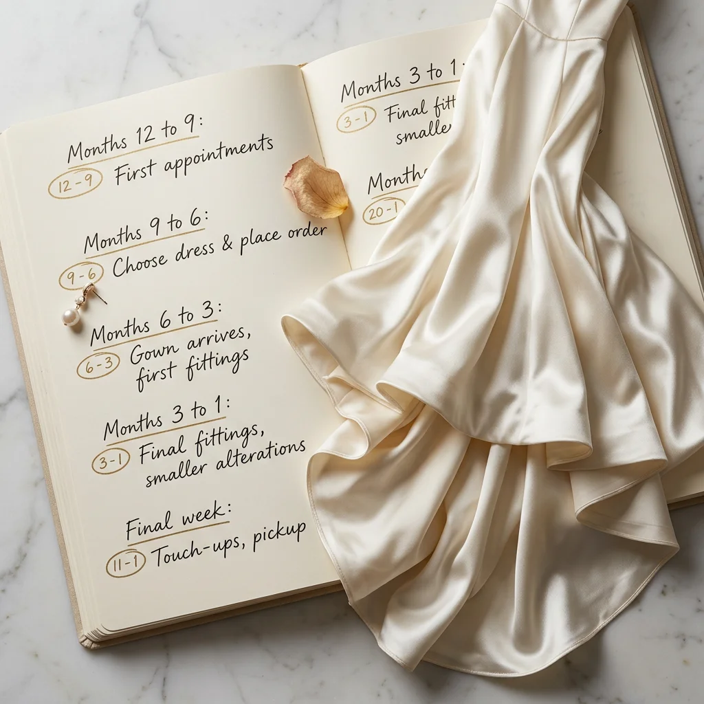 Bridal timeline article